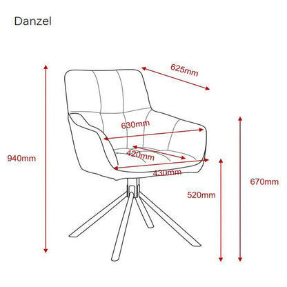 Eetkamerstoel "Danzel"